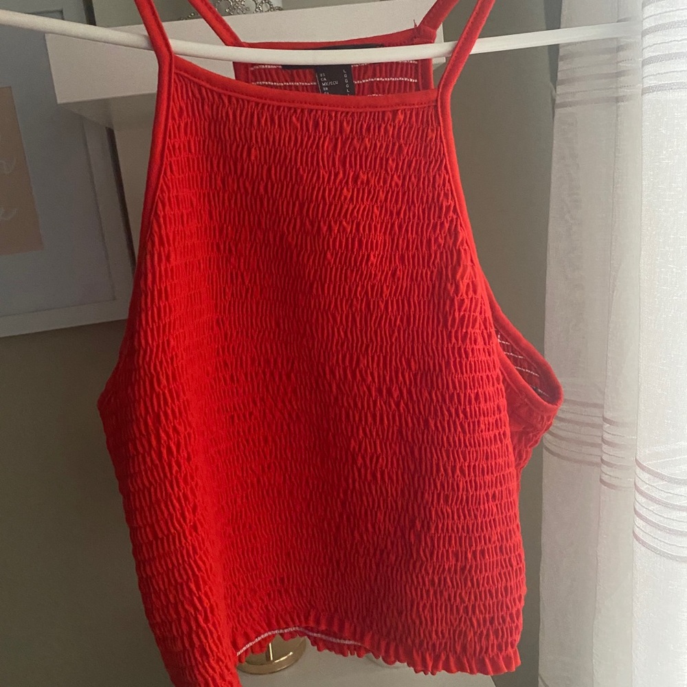 Red Crop Top - Picture 2 of 2